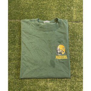 Vintage Green Bay Packers shirt mens extra large green yellow football NFL 7
